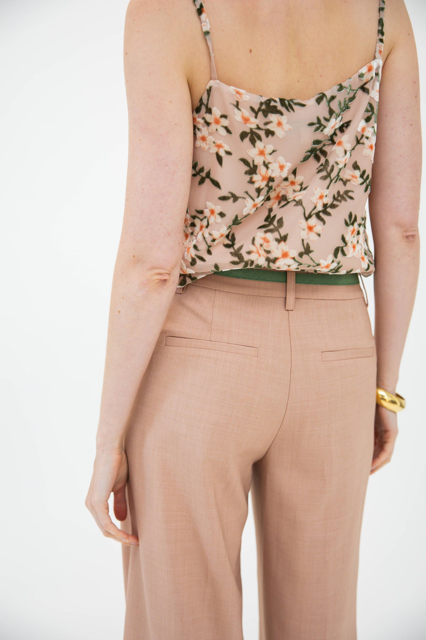 Wide Leg Trouser - Rosewood