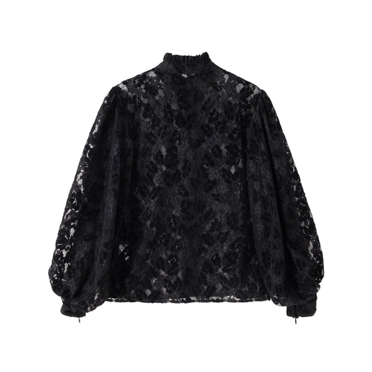 Vivian Lace Blouse - Black