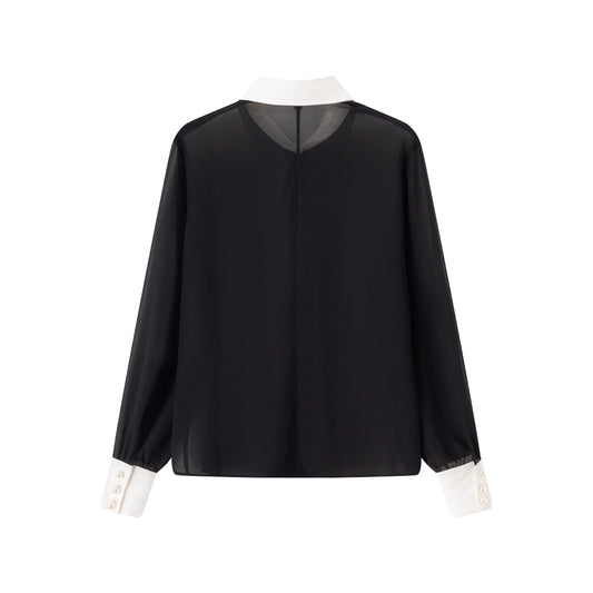 Carter Blouse - Black / White