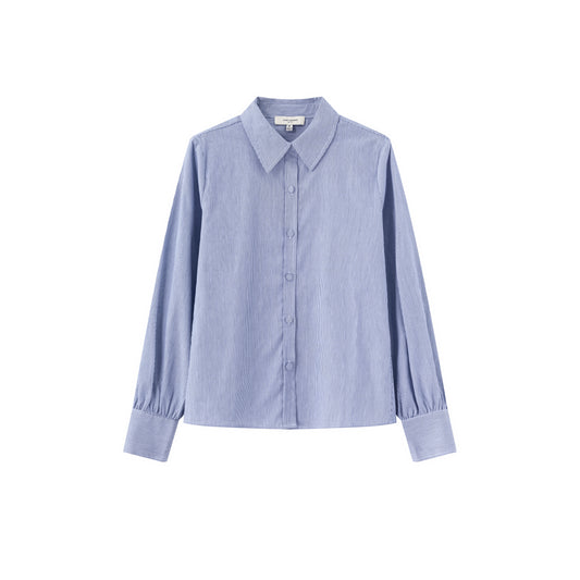 Perfect Fitted Shirt - Blue Stripe