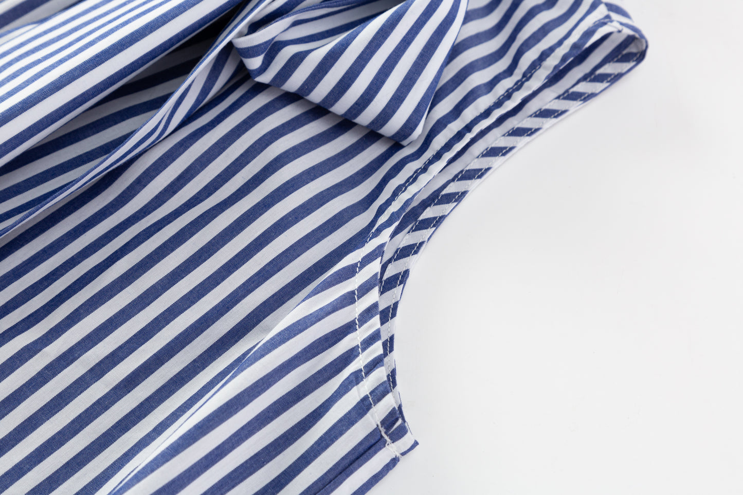 Kensington Blouse - Blue / White Stripe