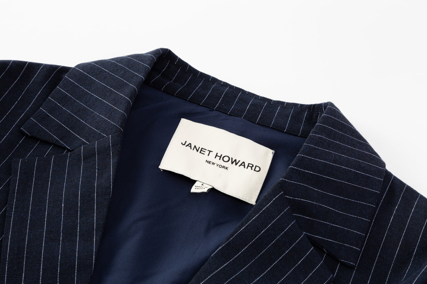 Chelsea Blazer - Navy Pinstripe