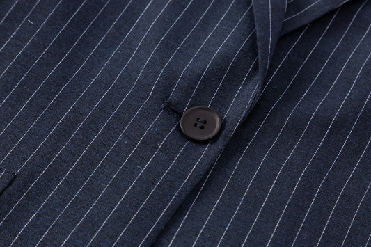 Chelsea Blazer - Navy Pinstripe