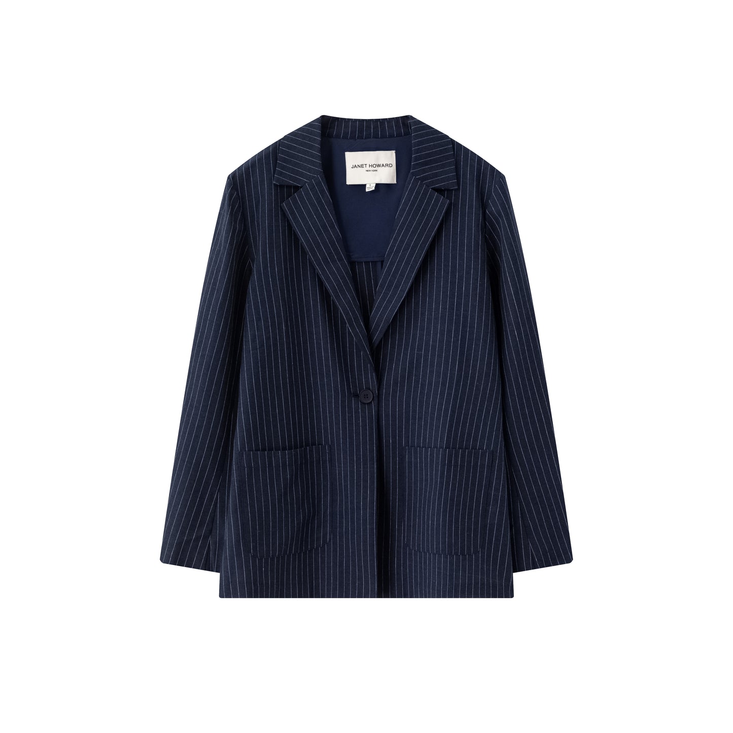 Chelsea Blazer - Navy Pinstripe