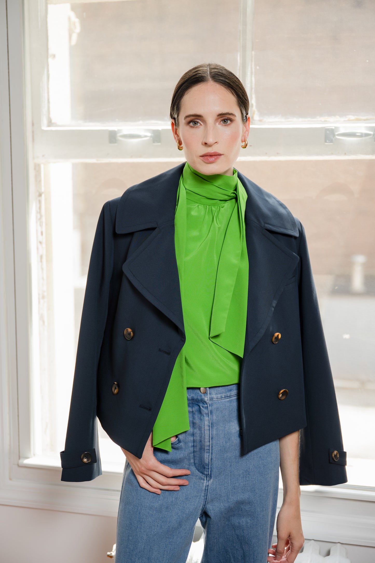 Camden Trench - Navy