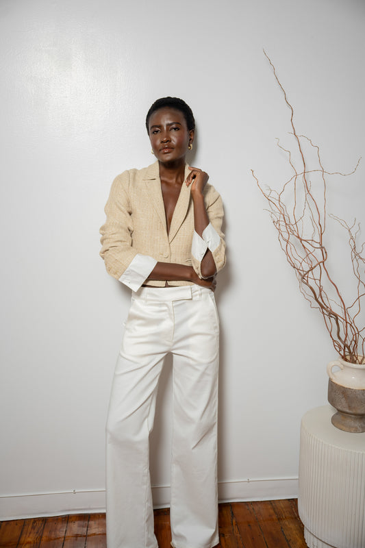 Downtown Jean - White