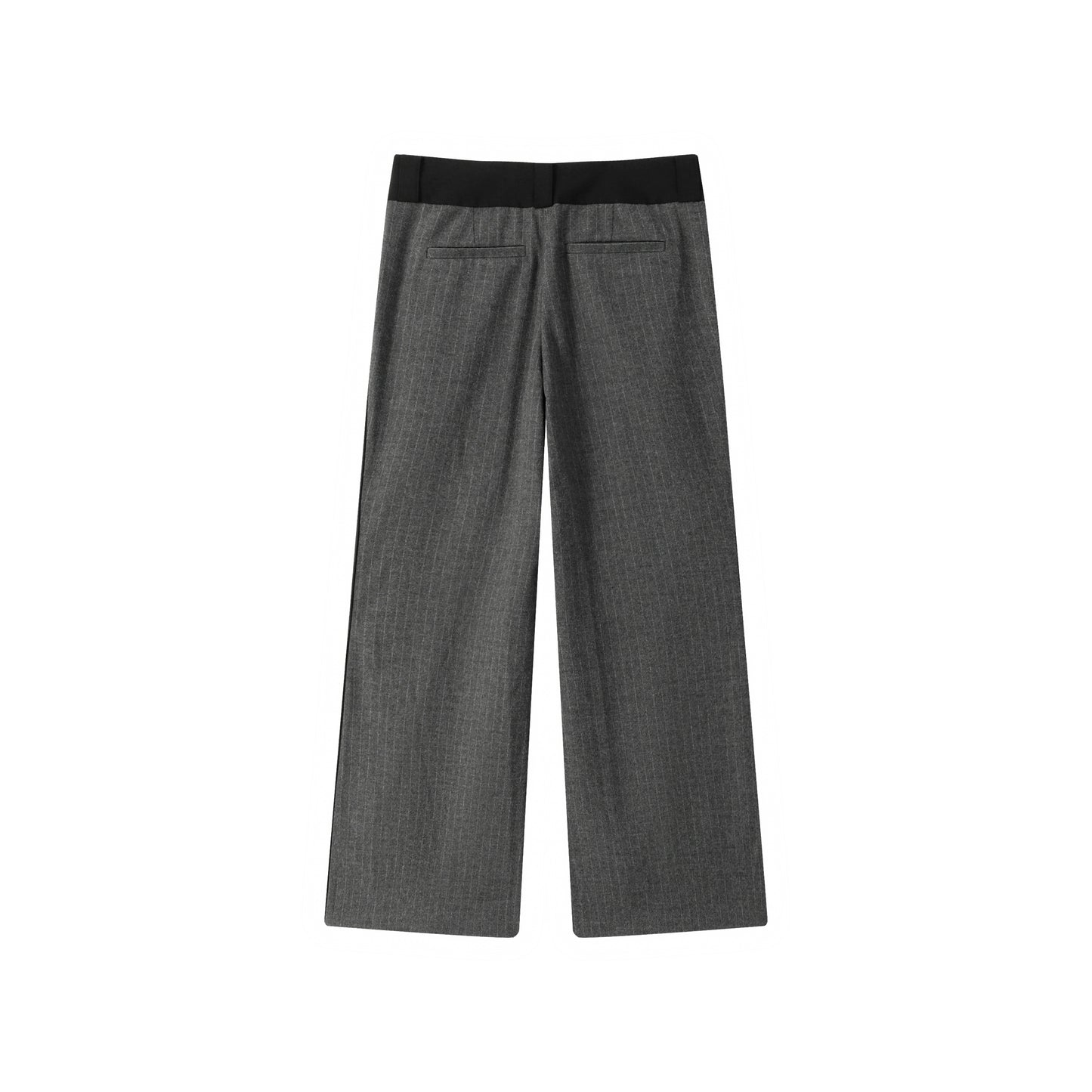 Harlow Wide Leg Pinstripe Trouser