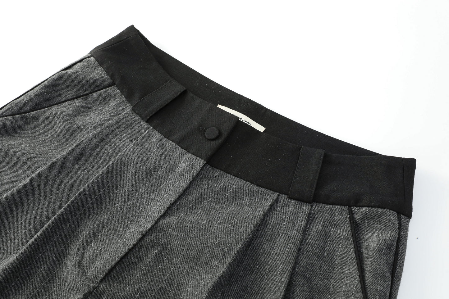 Harlow Wide Leg Pinstripe Trouser