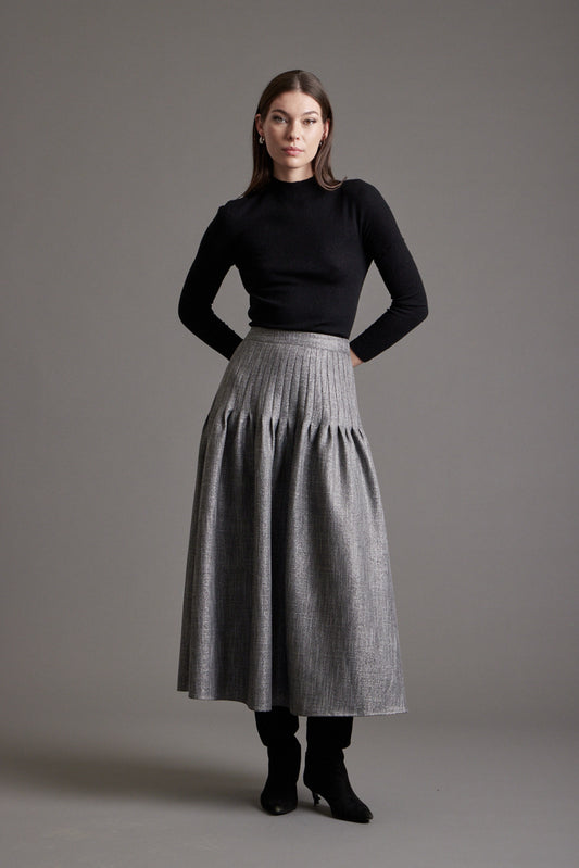 Lucia Sculpted Full Skirt