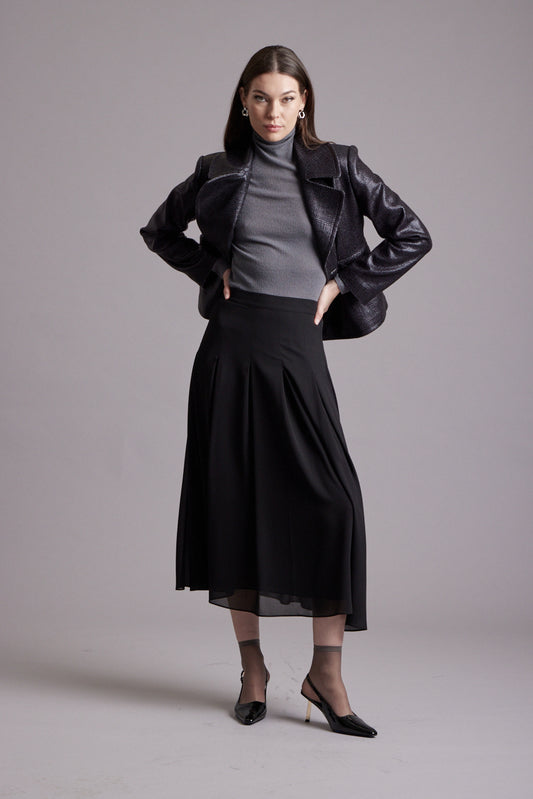 Ballet Chiffon Skirt - Black