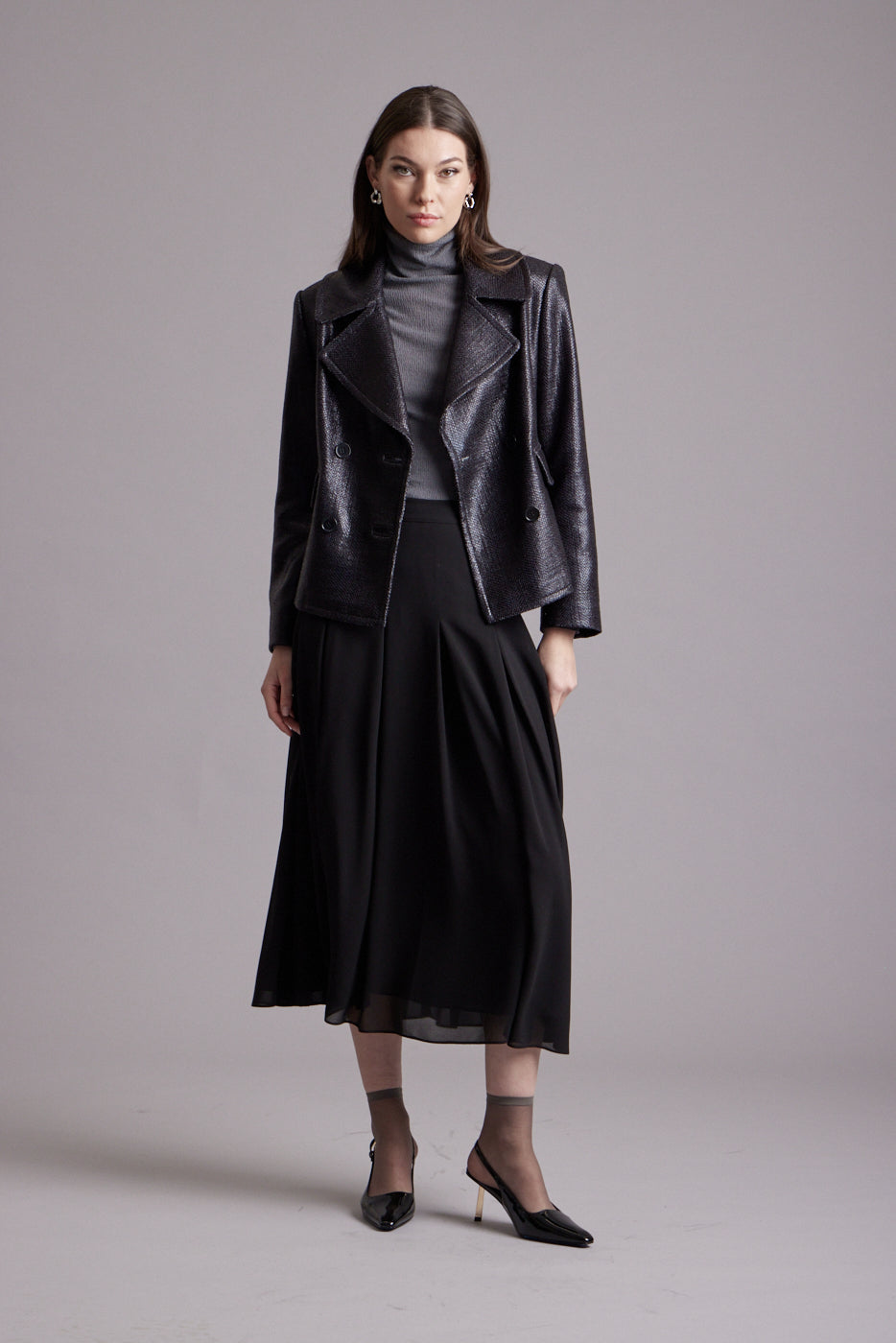 Ballet Chiffon Skirt - Black