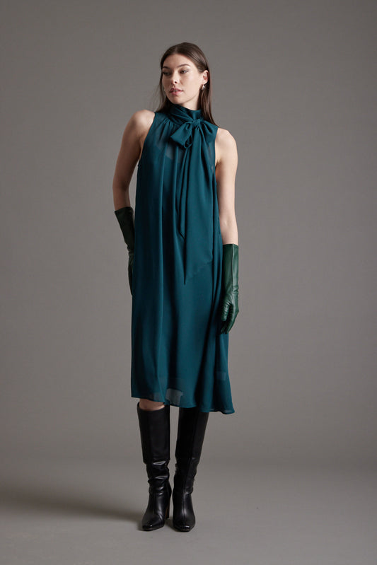 Noelle Sleeveless Dress - Jade
