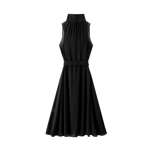 Noelle Sleeveless Dress - Black