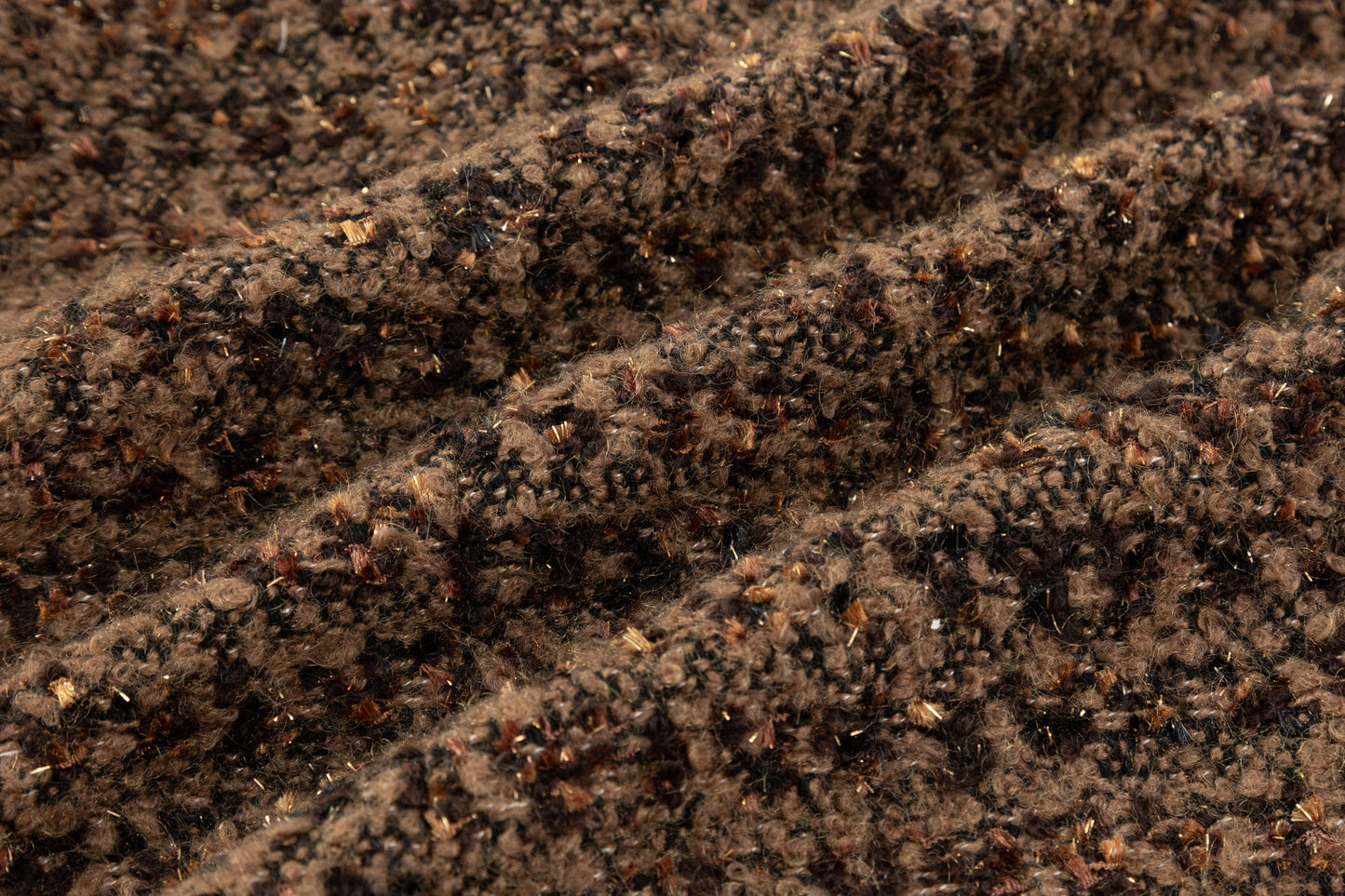 Teddy Raw Edge Blazer - Chocolate / Black