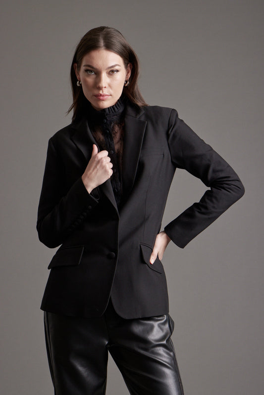 Willow Gathered Back Blazer