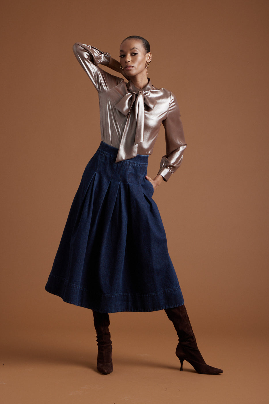Peyton Bow Blouse