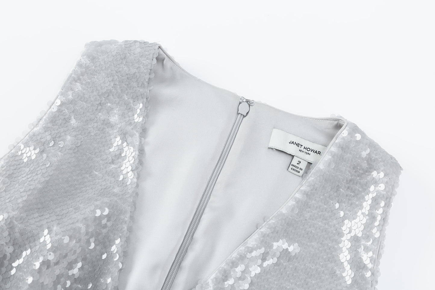 Lola V-Front Sequin Dress