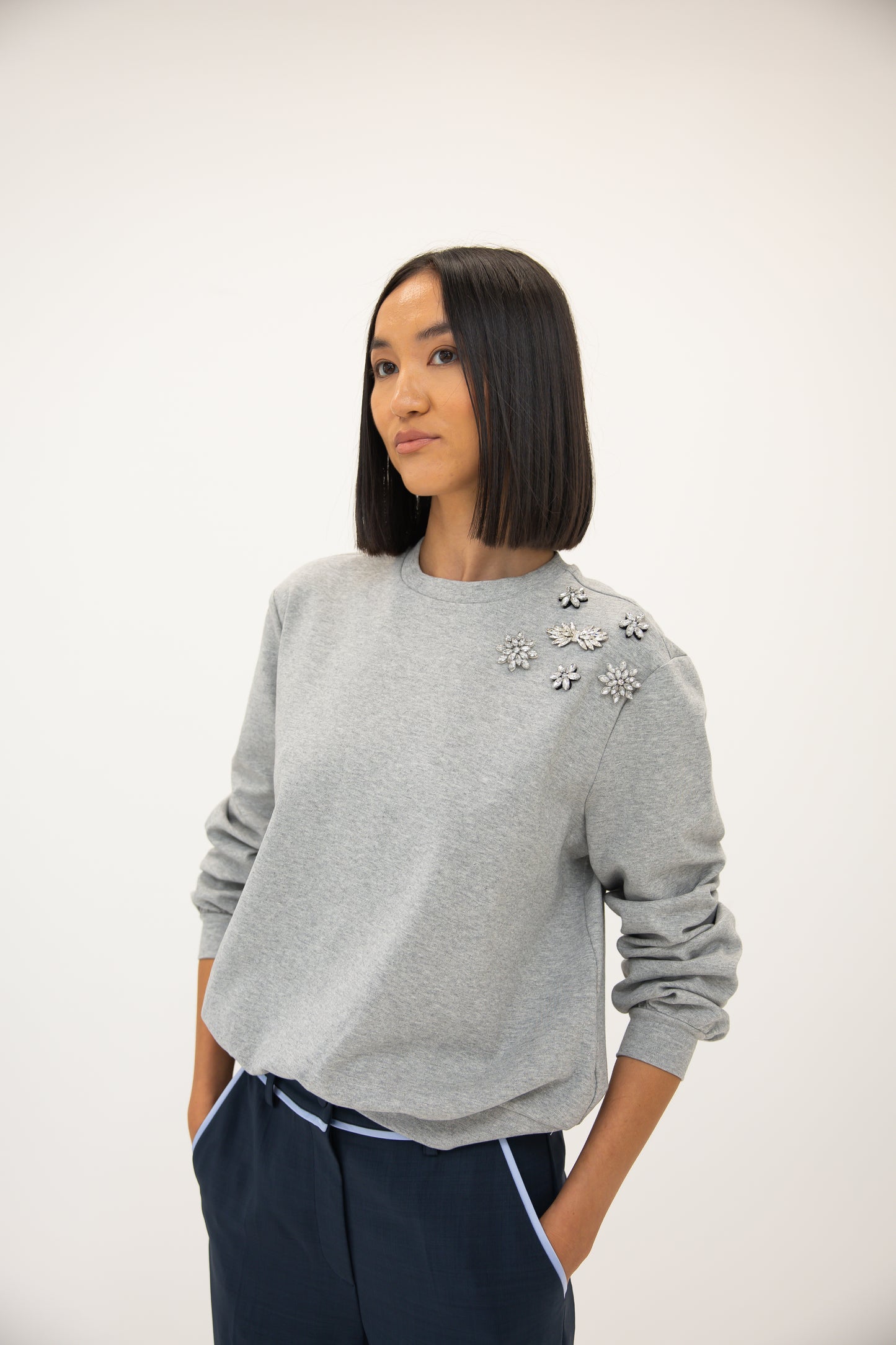 Vintage Sweatshirt - Heather Grey