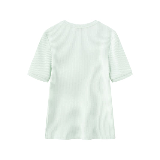 T-Shirt w/ Stones - Pistachio