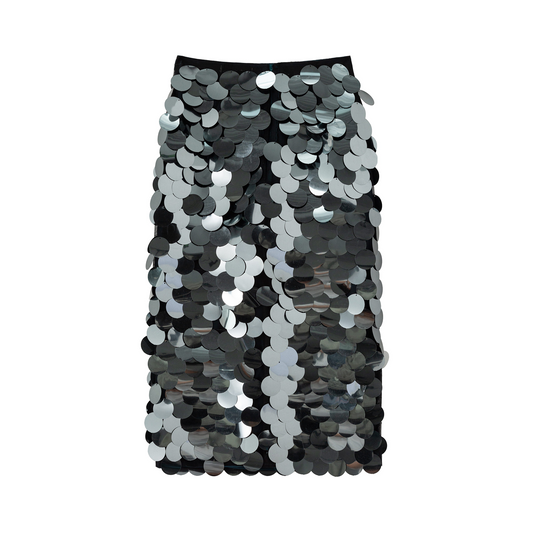 Paillette Skirt - Celadon