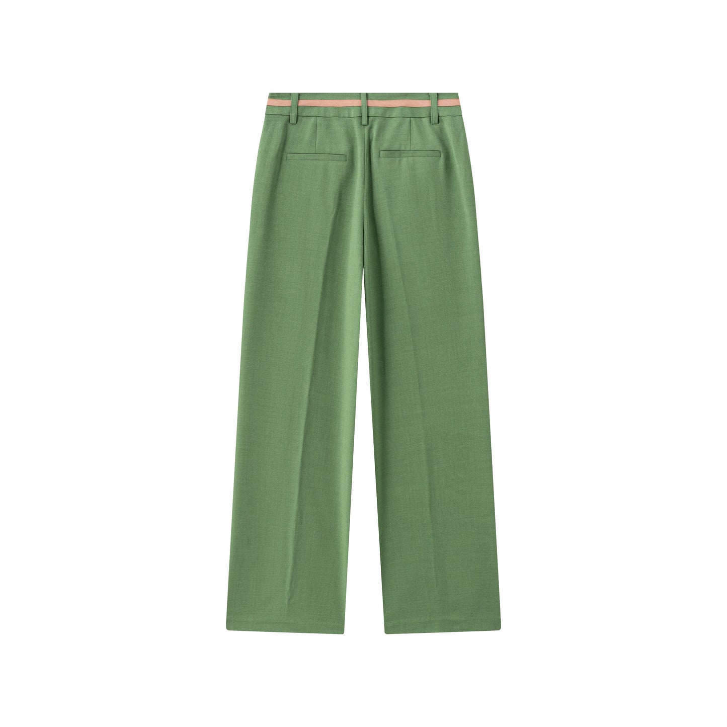 Wide Leg Trouser - Lawn Green