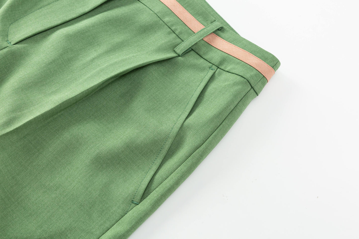 Wide Leg Trouser - Lawn Green