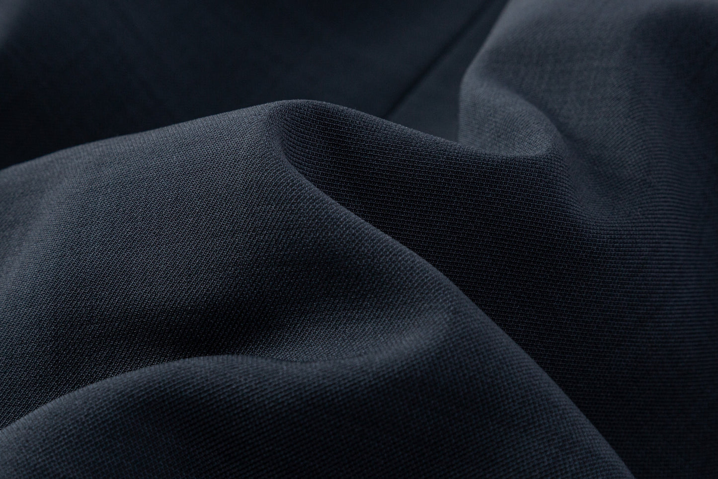 Double Breasted Collarless Blazer - Ink