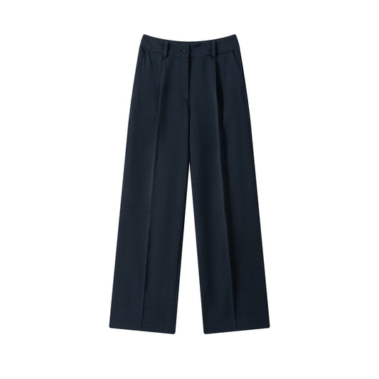 Wide Leg Trouser - Ink