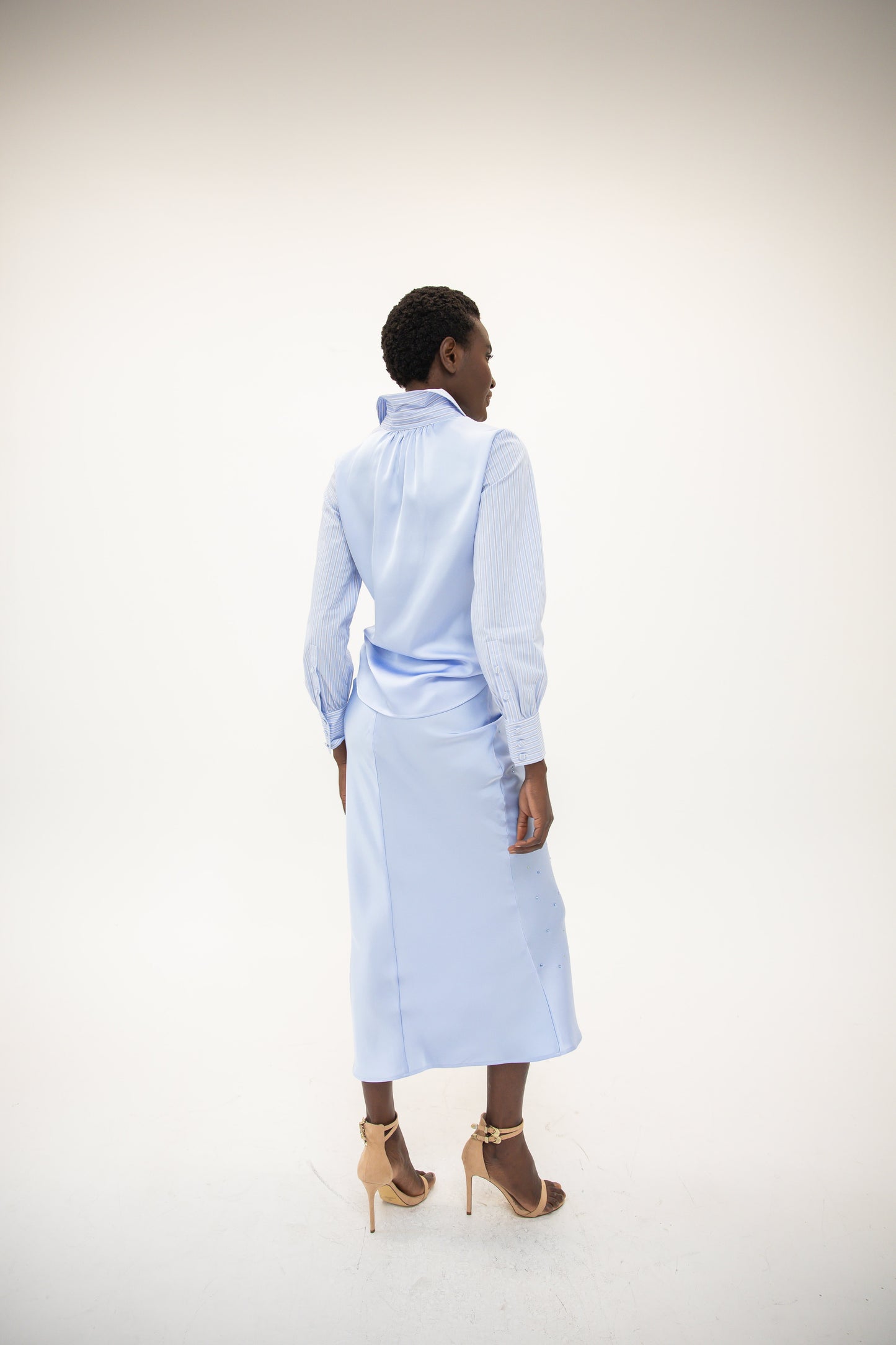 Mermaid Skirt w/ Stones - Ocean