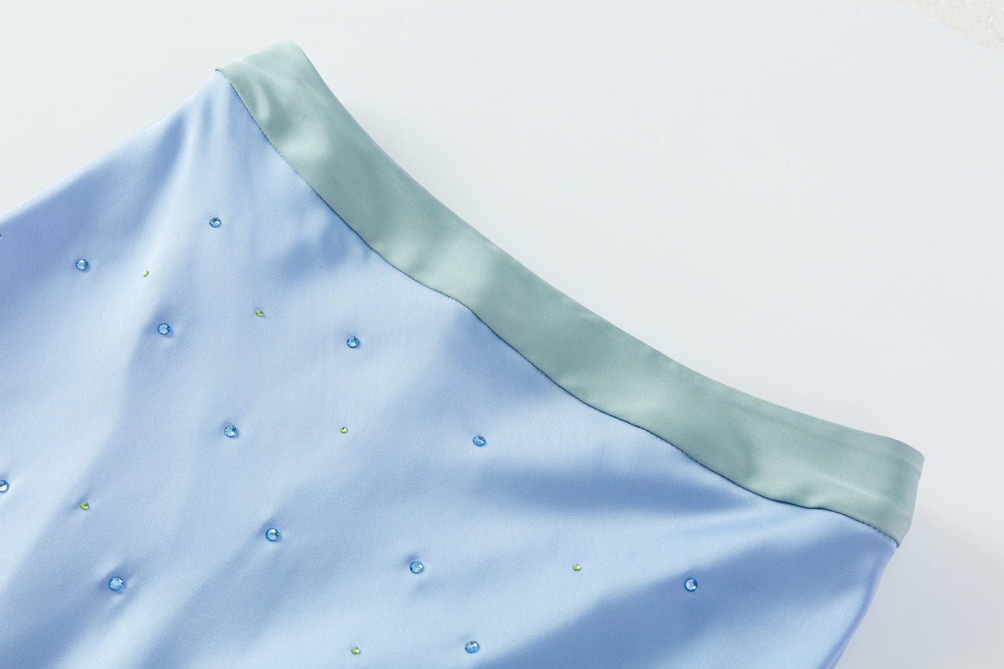 Mermaid Skirt w/ Stones - Ocean