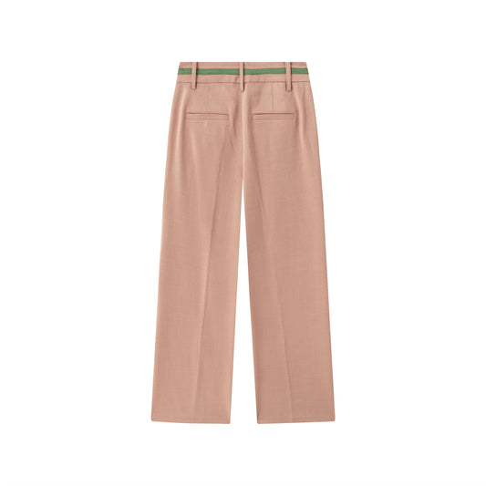 Wide Leg Trouser - Rosewood