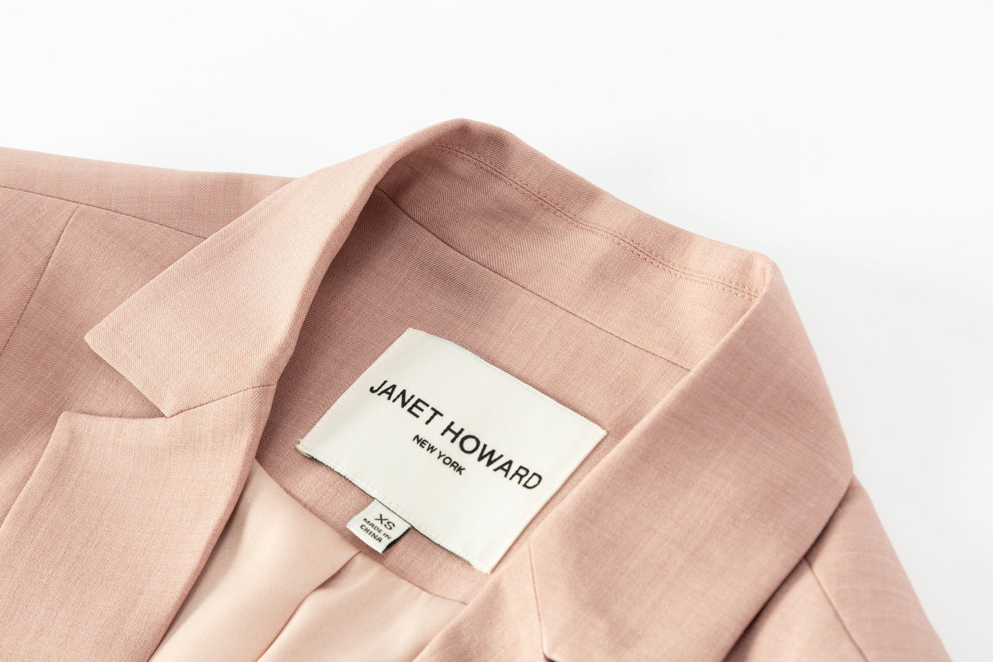 Fitted Blazer w/ Ruched Back - Rosewood