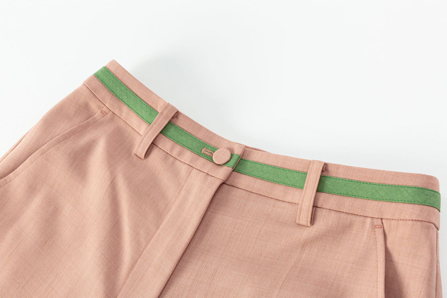 Slim Trouser w/ Wide Cuff - Rosewood