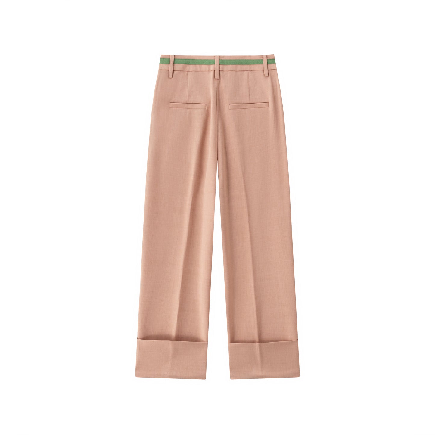 Slim Trouser w/ Wide Cuff - Rosewood