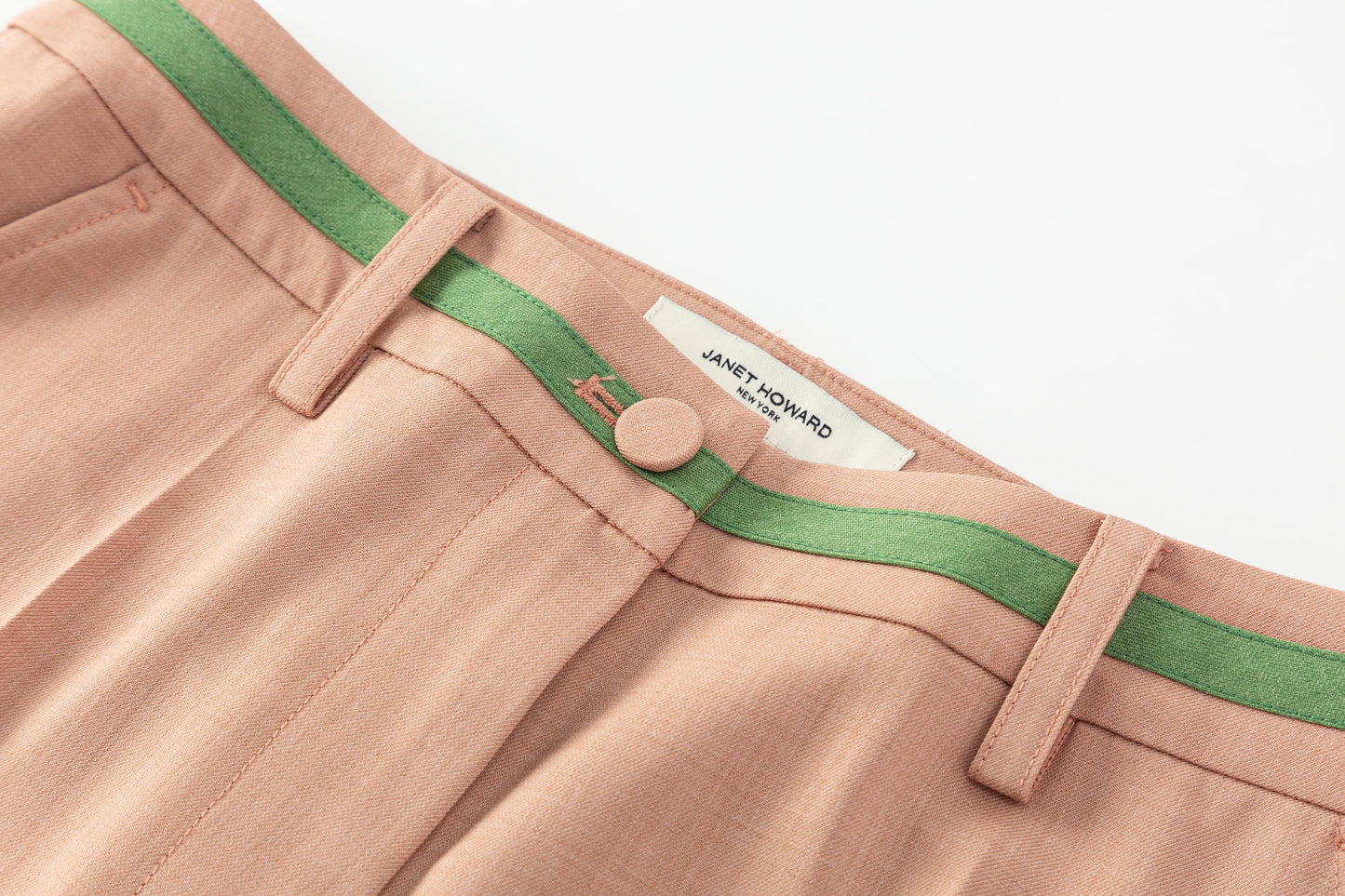 Slim Trouser w/ Wide Cuff - Rosewood