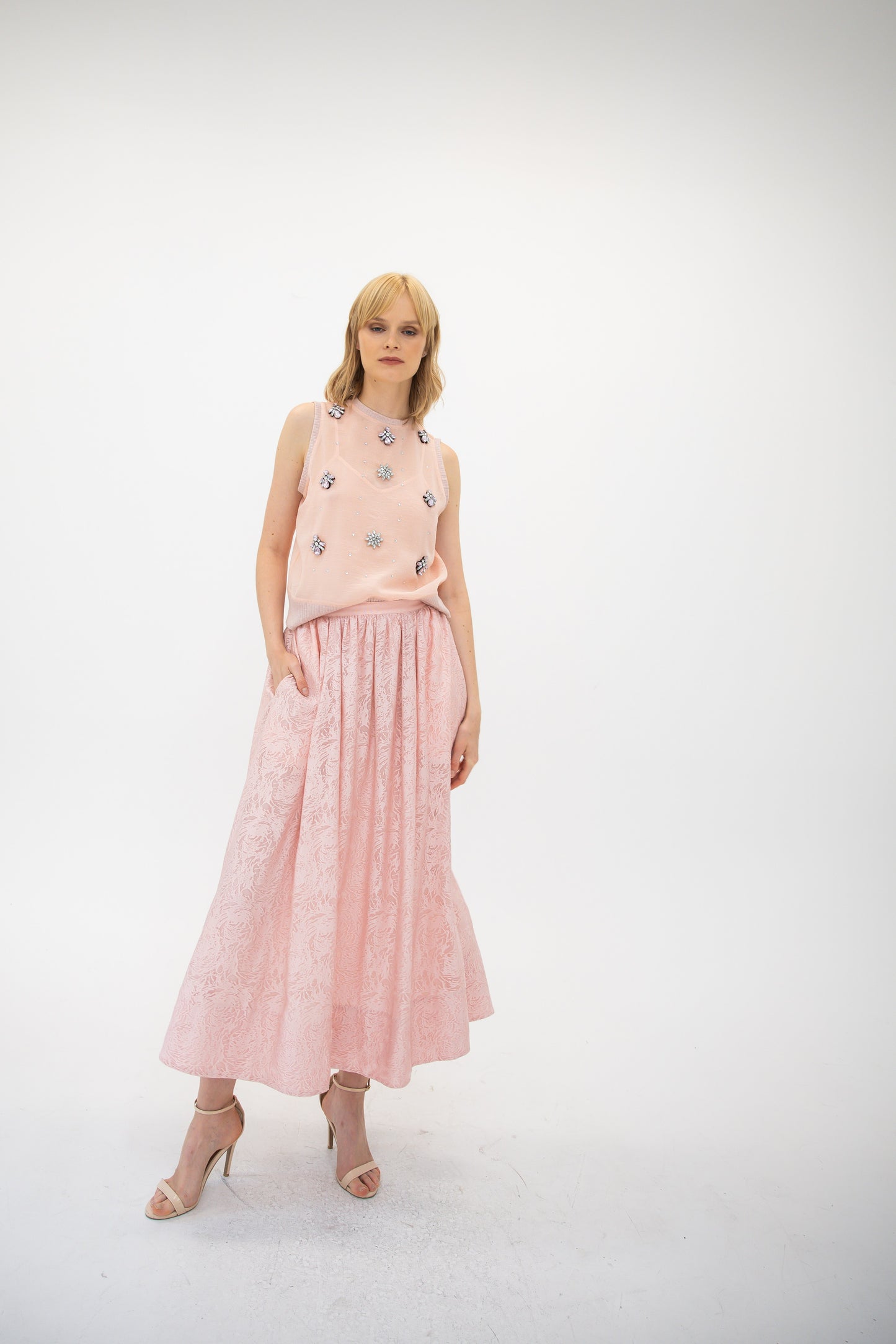 Full Skirt - Rose Pink