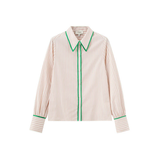 Contrast Stripe Shirt - Ballerina Stripe