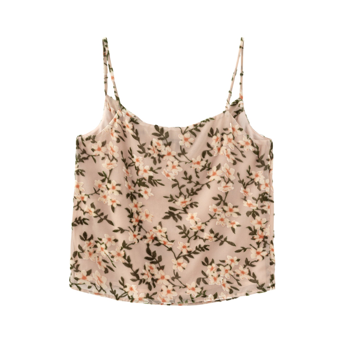 Drape Front Camisole - French Floral