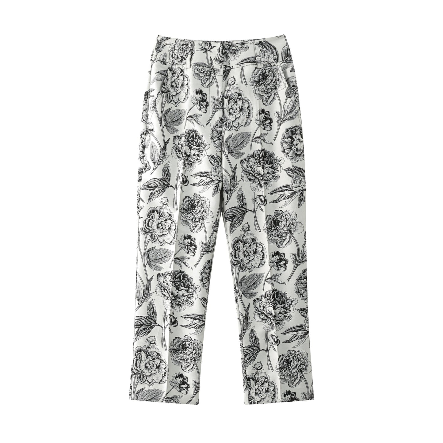 Slim Trouser - English Rose Floral