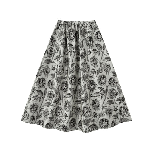 Full Skirt - English Rose Floral