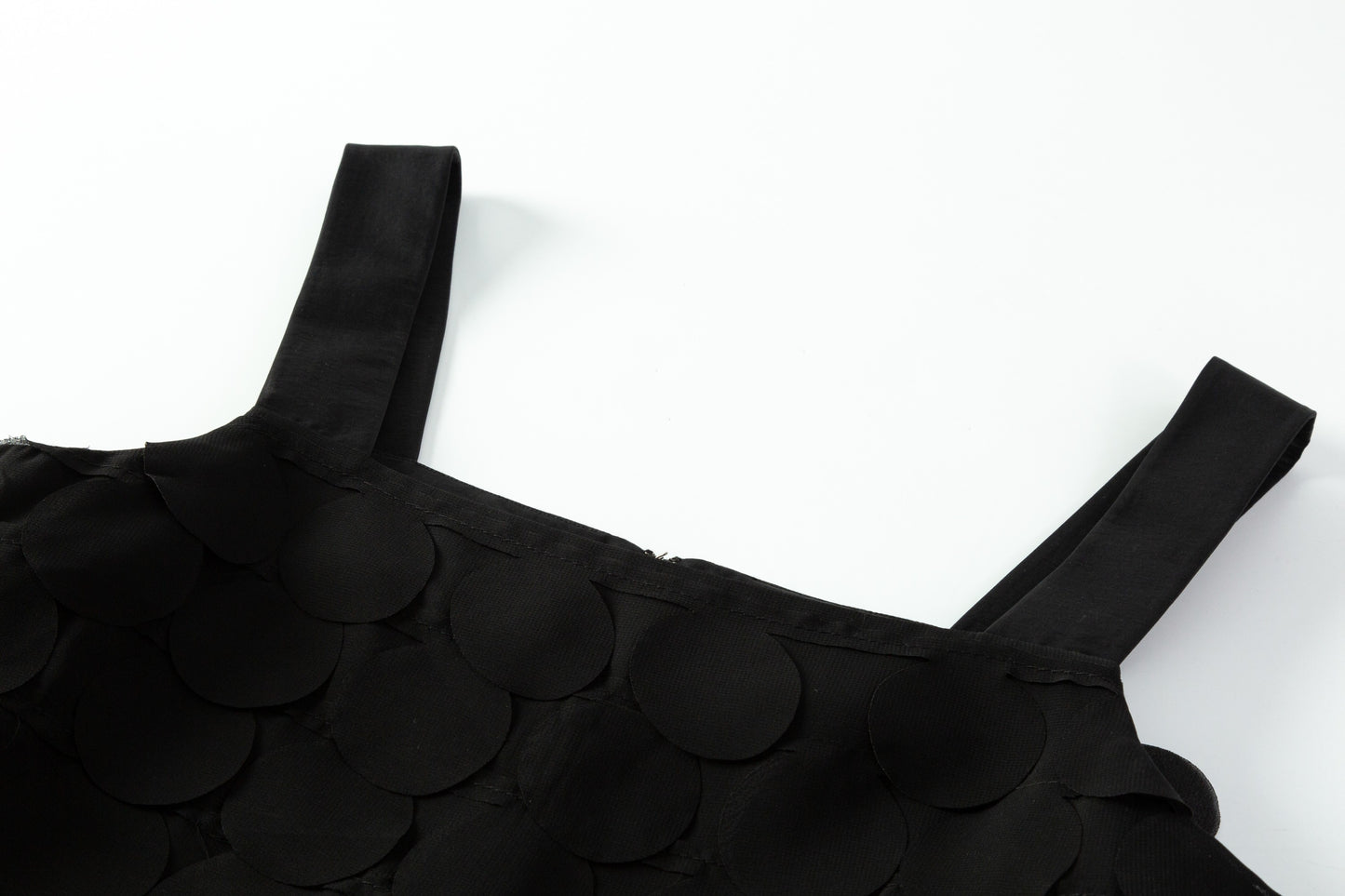 Chiffon Paillette Camisole - Black