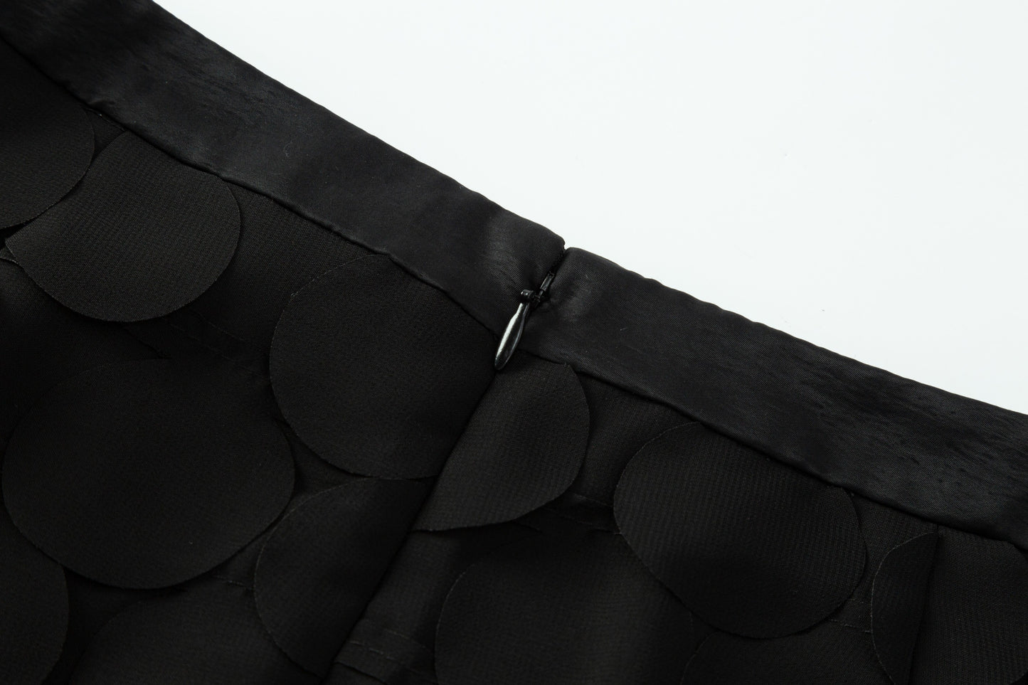 Chiffon Paillette Skirt - Black