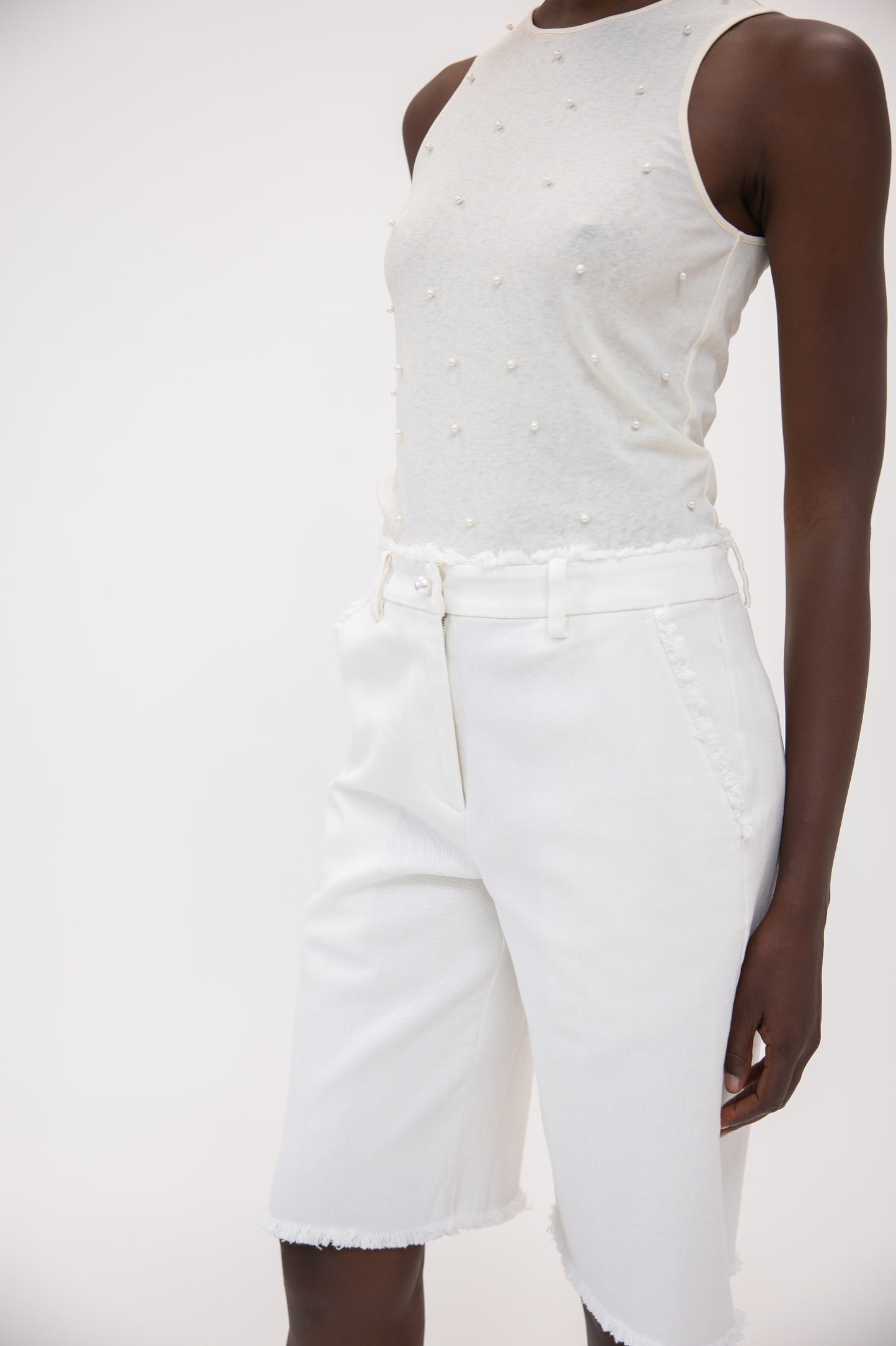 Pearl Tank - Ivory