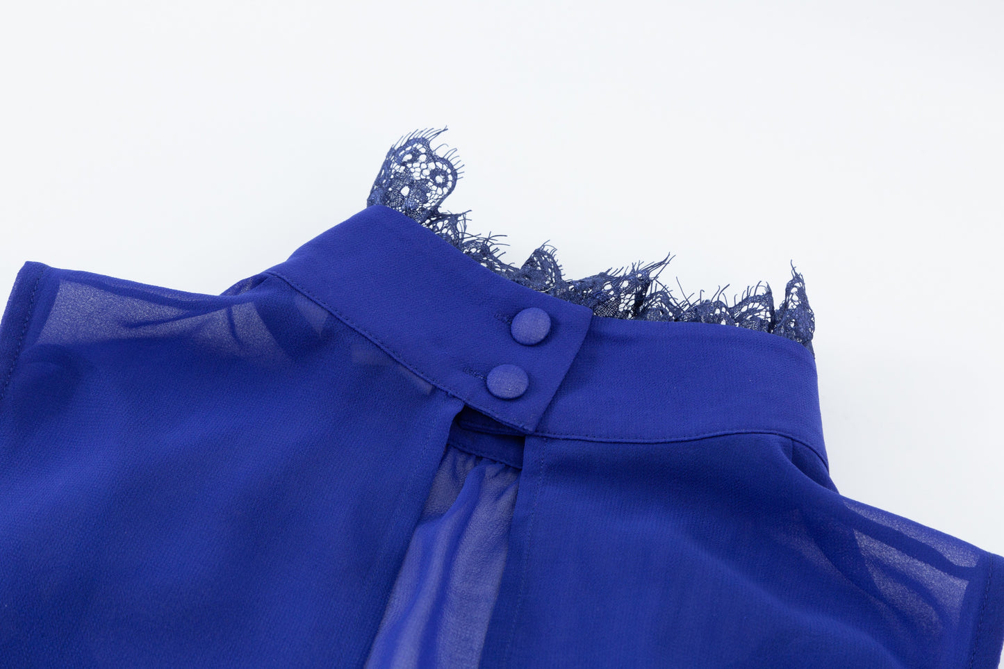 Reese Chiffon Dress - Cobalt