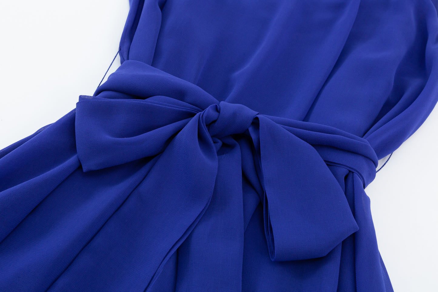 Reese Chiffon Dress - Cobalt
