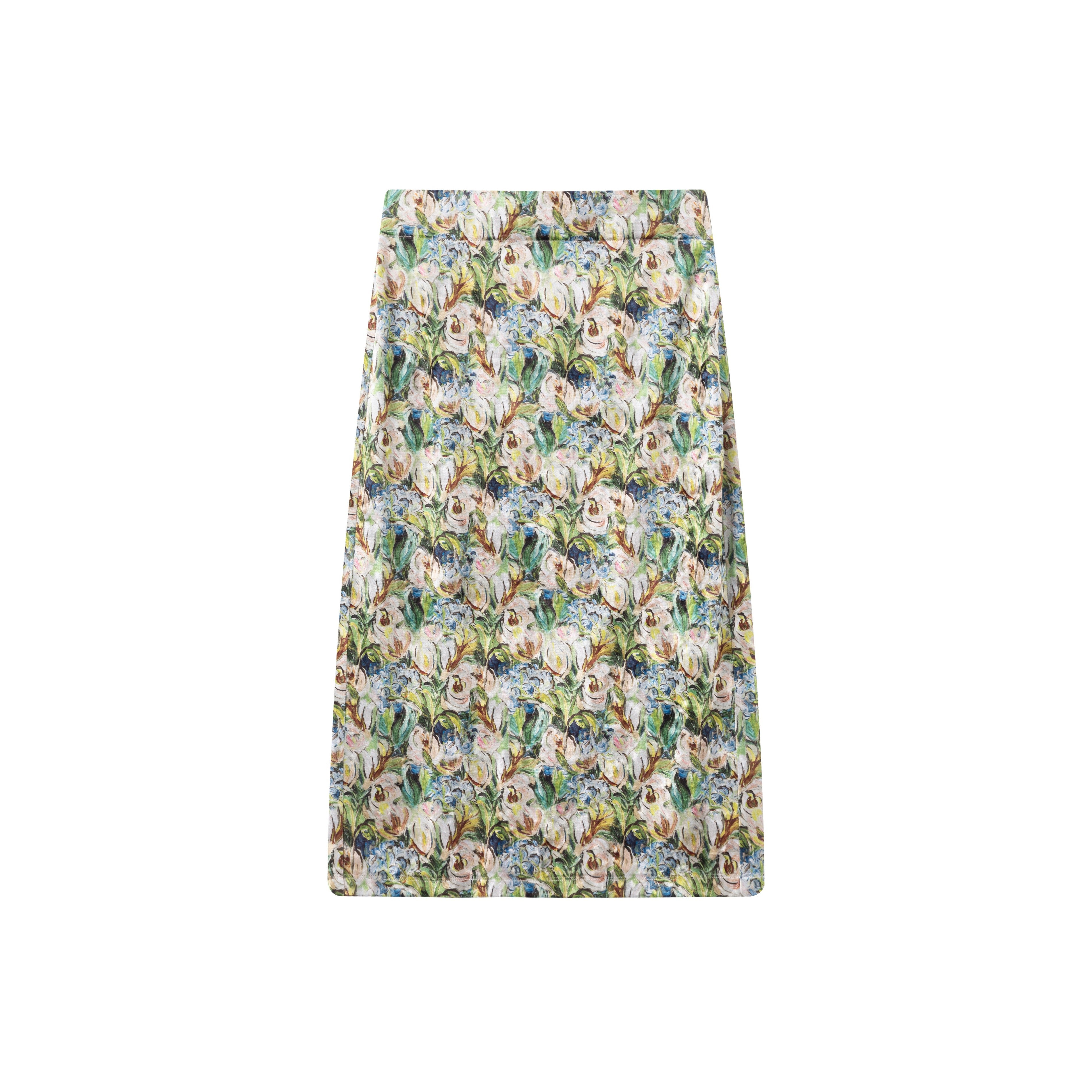 Janelle Pencil Skirt - Velvet Floral