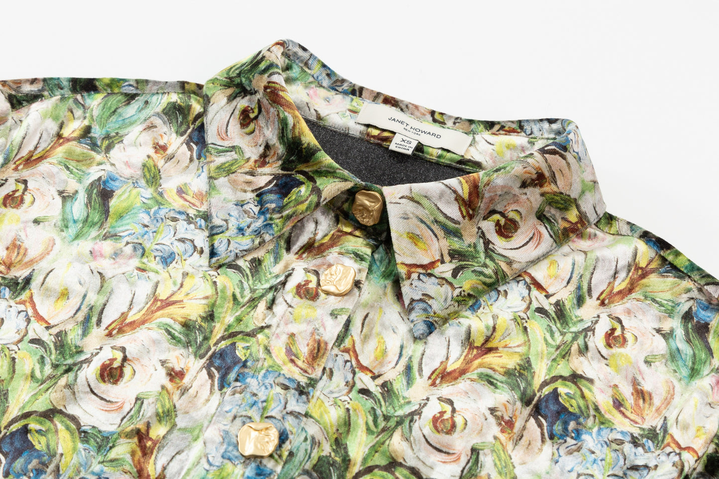 Veronika Shirt - Velvet Floral