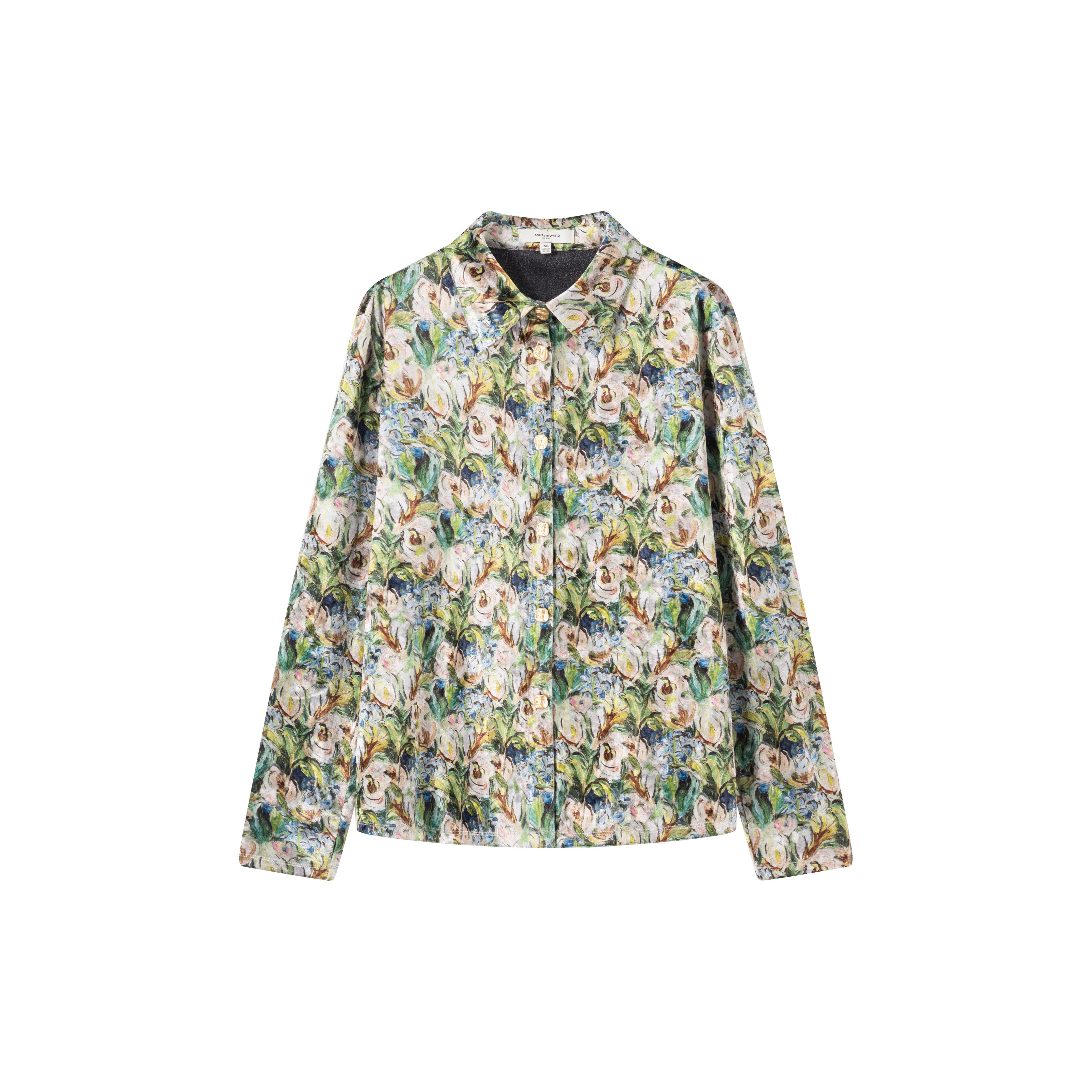 Veronika Shirt - Velvet Floral