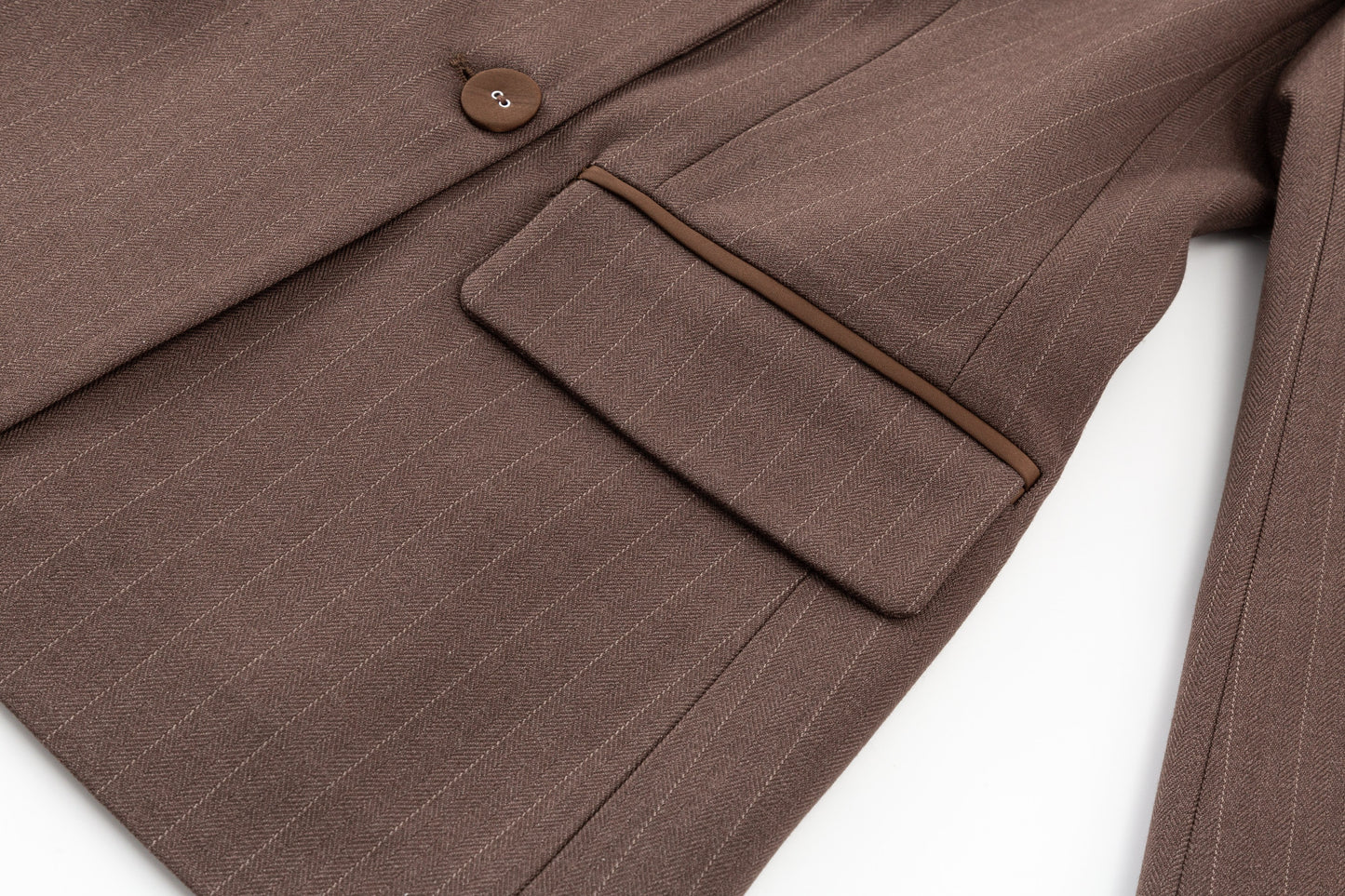 Hartley Blazer - Cinnamon Stripe