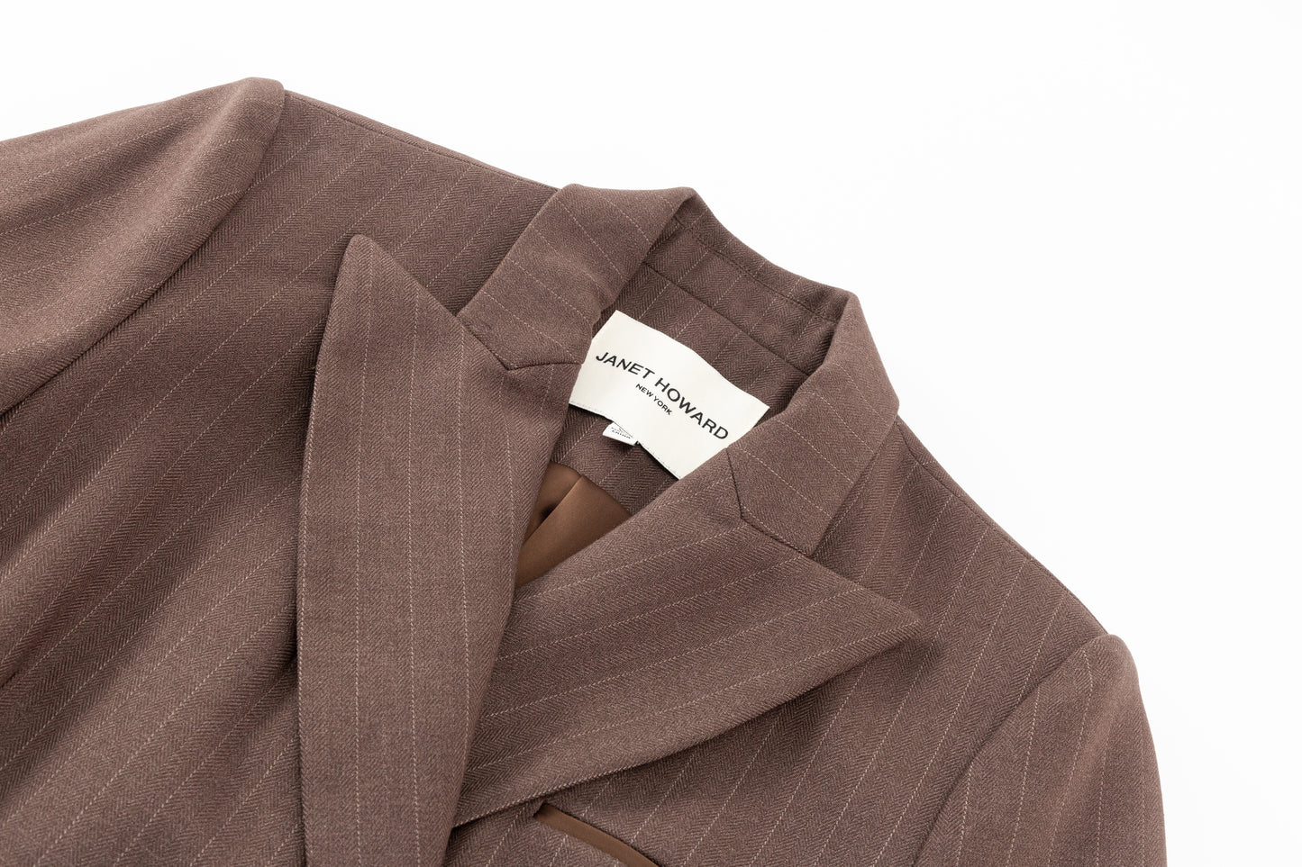 Hartley Blazer - Cinnamon Stripe